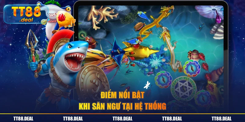 Điểm nổi bật khi săn ngư tại hệ thống