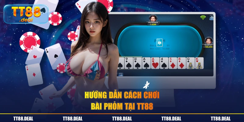 Hướng dẫn cách chơi bài Phỏm tại TT88