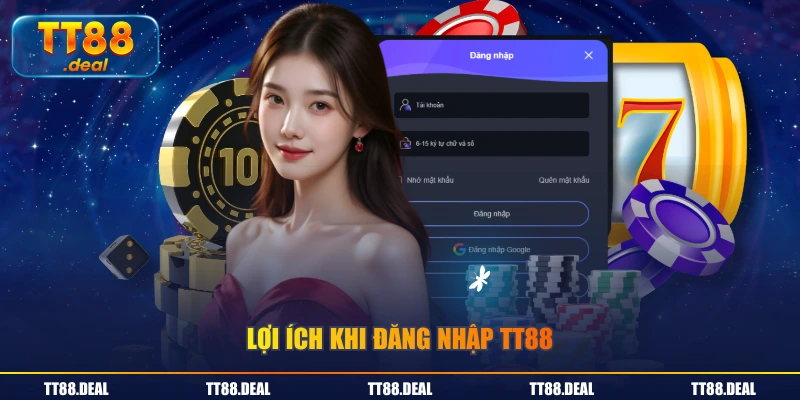 Lợi ích khi đăng nhập TT88