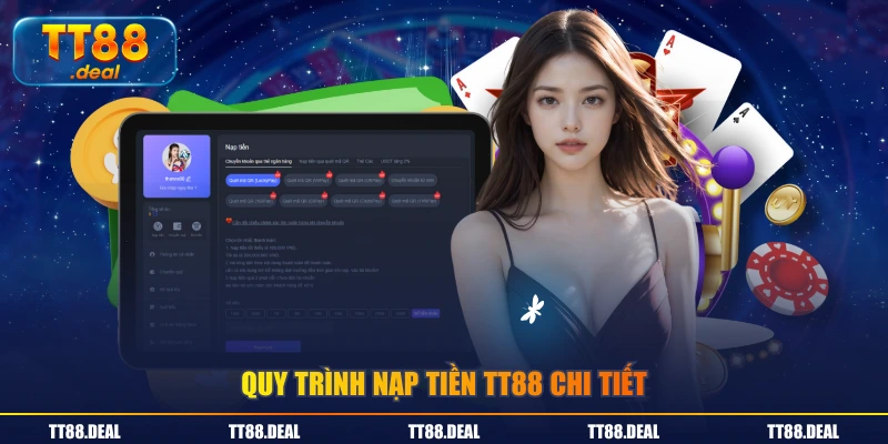 Quy trình nạp tiền TT88 chi tiết