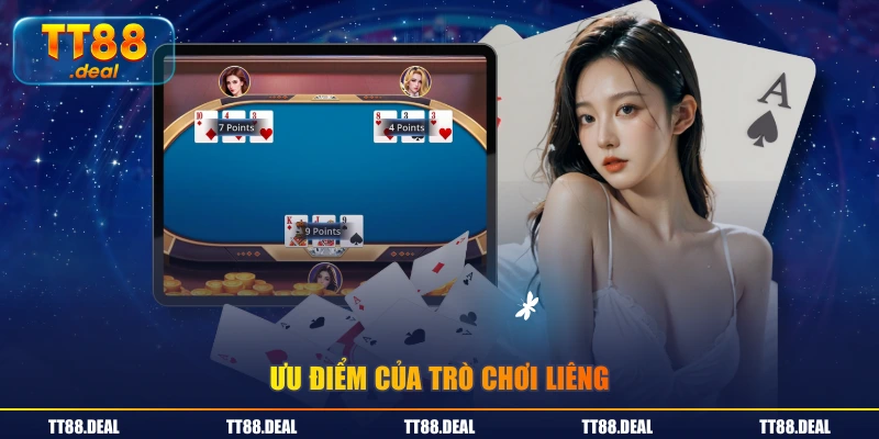 Ưu điểm của trò chơi Liêng